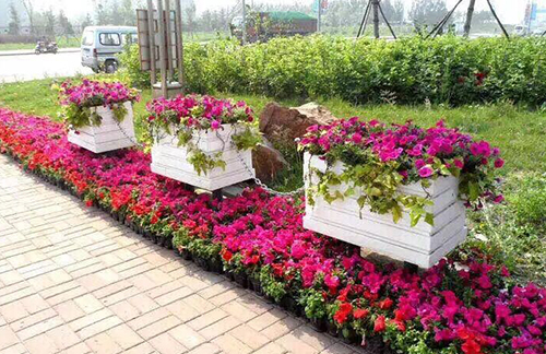 城市景觀綠化自然之美|移動(dòng)花箱