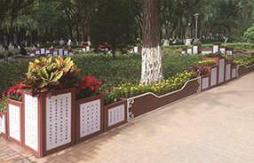 海南海口，金牛嶺公園723組層巒疊嶂系列PVC 花箱